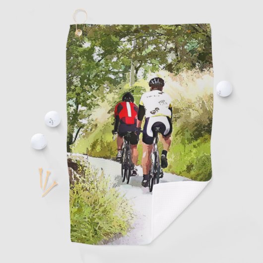 SERVIETTE DE GOLF CYCLISME (En situation)