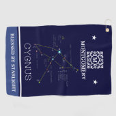 Serviette De Golf Cygnus de constellation de l'hémisphère nord (Horizontal)