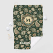 Serviette de golf Cypress Paisley Motif (En situation)