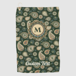 Serviette de golf Cypress Paisley Motif