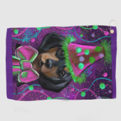 Serviette De Golf Dachshund (Horizontal)