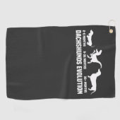 Serviette De Golf Dachshund Evolutions (Horizontal)