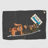 Serviette De Golf Dachshund Vous Êtes Super (Horizontal)