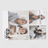 Serviette De Golf Dad Photo Father (Horizontal)