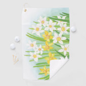 Serviette De Golf Daffodiques de printemps (En situation)