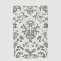 Damas floral blanc victorien vintage