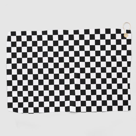 Serviette De Golf Damier (Horizontal)