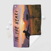 Serviette De Golf Dans le disque cardiaque (En situation)