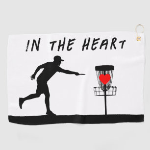 Serviette De Golf Dans le disque cardiaque