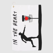 Serviette De Golf Dans le disque cardiaque (Devant)