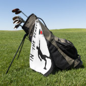 Serviette De Golf Dans le disque cardiaque (Vert)