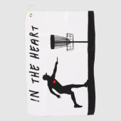 Serviette De Golf Dans le disque cardiaque (Devant)