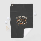 Serviette De Golf Danse de sorcière Halloween Feelin’ Witchy (En situation)