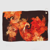 Serviette De Golf Danse Feux d'artifice Art Abstrait (Horizontal)