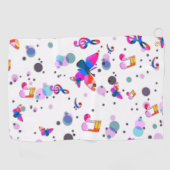 Serviette De Golf Danse Musique colorée (Horizontal)