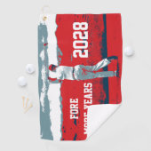 Serviette De Golf D'autres années Donald Trump 2024 (En situation)