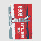 Serviette De Golf D'autres années Donald Trump 2024 (Devant)