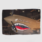 Serviette de golf d'avion de combat de P-40 (Horizontal)