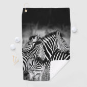 Serviette De Golf Dazzle de Zebra (En situation)