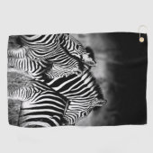 Serviette De Golf Dazzle de Zebra (Horizontal)
