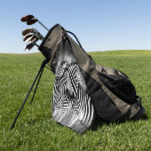 Serviette De Golf Dazzle de Zebra (Vert)