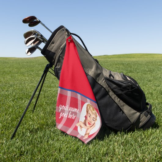 Serviette de golf de Becky (Vert)