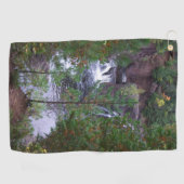 Serviette de golf de Copper Falls (Horizontal)