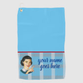 Serviette de golf de Darla (Devant)