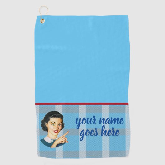 Serviette de golf de Darla (Devant)