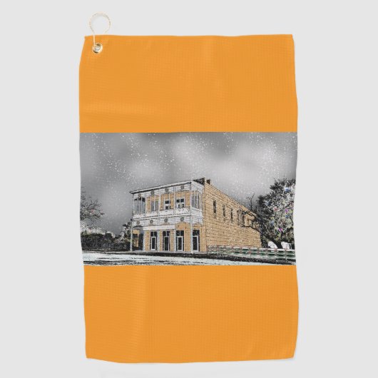 Serviette de golf de Fredericksburg Texas (Devant)