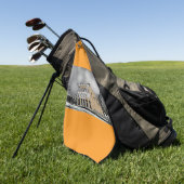 Serviette de golf de Fredericksburg Texas (Vert)