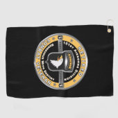 Serviette de golf de la 101e division aéroportée (Horizontal)