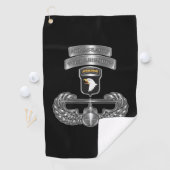 Serviette de golf de la 101e division aéroportée (En situation)