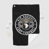 Serviette de golf de la 101e division aéroportée (En situation)