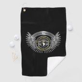Serviette de golf de la 101e division aéroportée (En situation)