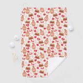 Serviette de golf de la fête du Canada (En situation)