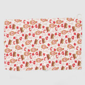 Serviette de golf de la fête du Canada (Horizontal)