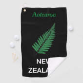 serviette de golf de la Nouvelle-Zélande (En situation)