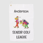 Serviette de golf de la Senior Golf League (Devant)