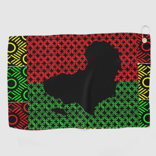 SERVIETTE DE GOLF DE L'AFRIQUE (Horizontal)
