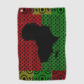 SERVIETTE DE GOLF DE L'AFRIQUE (Devant)