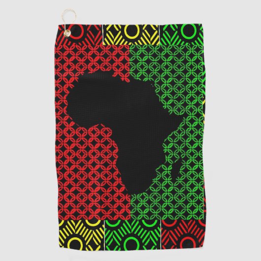 SERVIETTE DE GOLF DE L'AFRIQUE (Devant)