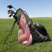 Serviette de golf de luxe Art Abstrait (Vert)