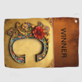 Serviette de golf de luxe - Compact, élégant et fo (Horizontal)