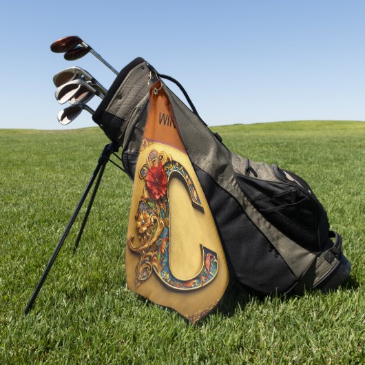 Serviette de golf de luxe - Compact, élégant et fo (Vert)