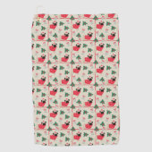 Serviette de golf de Noël Puggy (Devant)