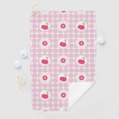 Serviette de golf de pique-nique Cherry (En situation)