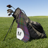Serviette de golf de plaid de tartan de Carnegie (Vert)