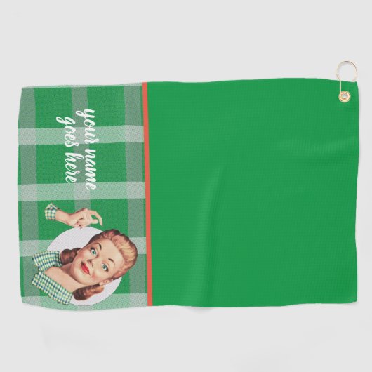 Serviette de golf de Ruth (Horizontal)