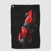 Serviette de golf de style course – Premium inspir (Devant)